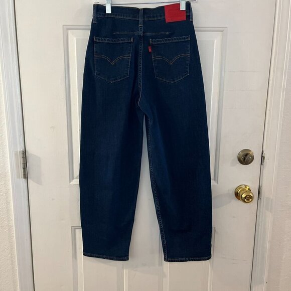 Levi's Woman's Red Tab LEJ Engineered Stretch Blue Premium Jeans Sz 24 x 26 - Picture 3 of 10